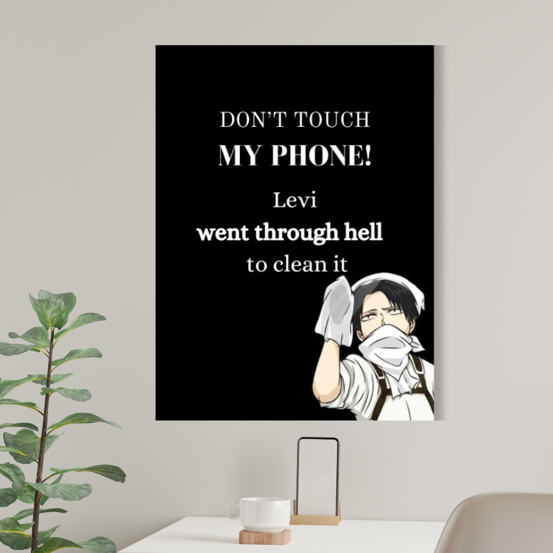 Levi Attack on titan wall poster | Attack on Titan wall posters AOT